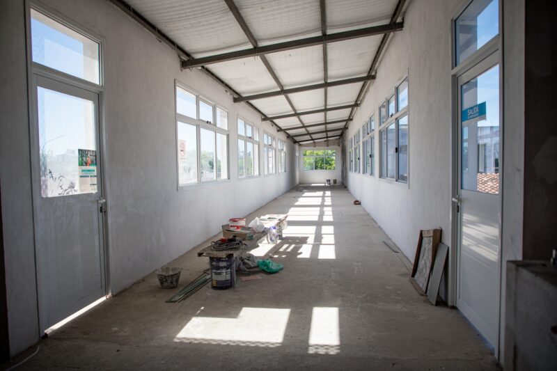 Así avanzan las obras en el hospital Escuela