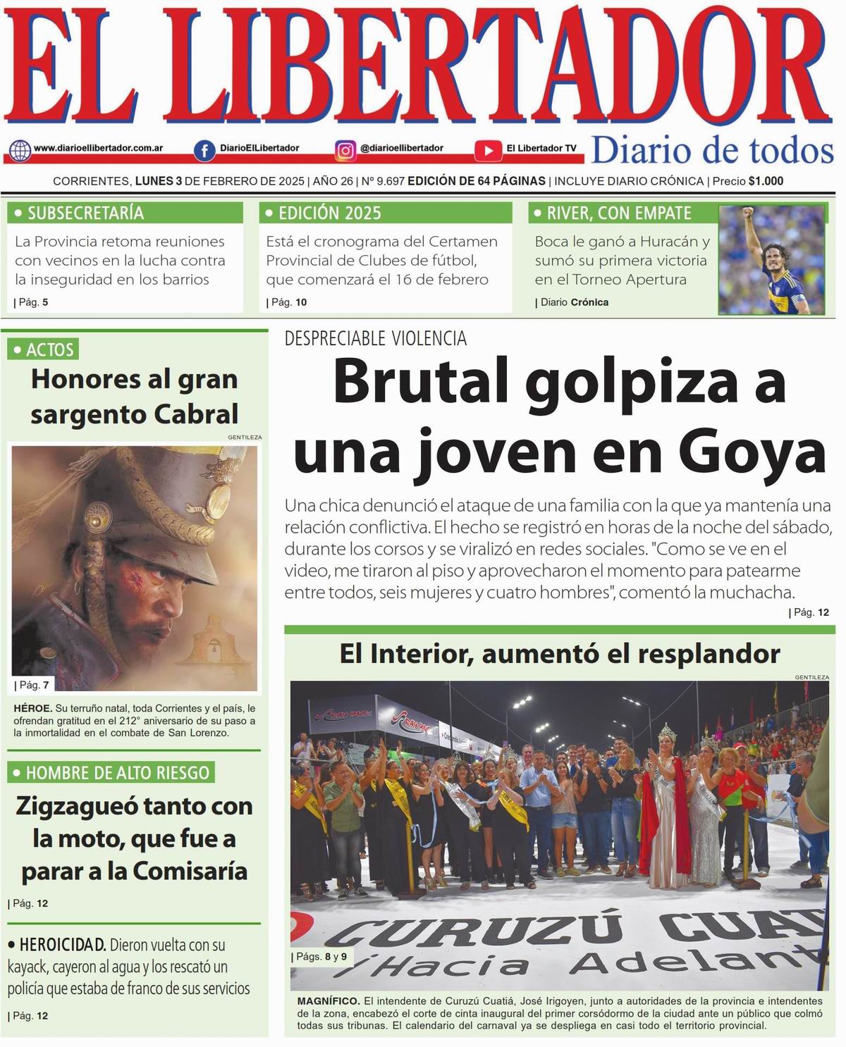 Diario Digital 3 de febrero de 2025