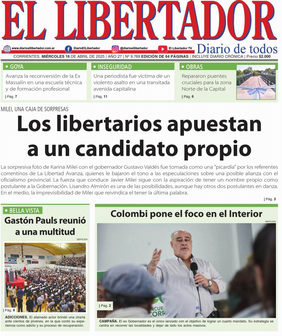 Diario Digital 16 de abril de 2025