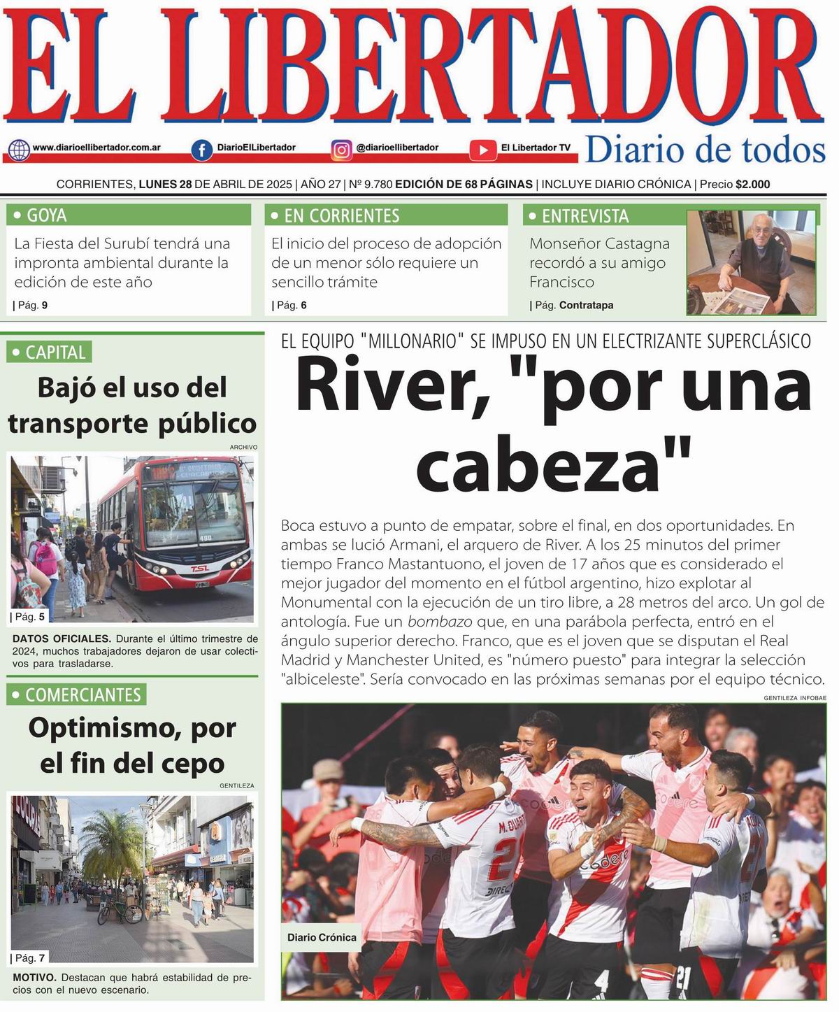 Diario Digital 28 de abril de 2025