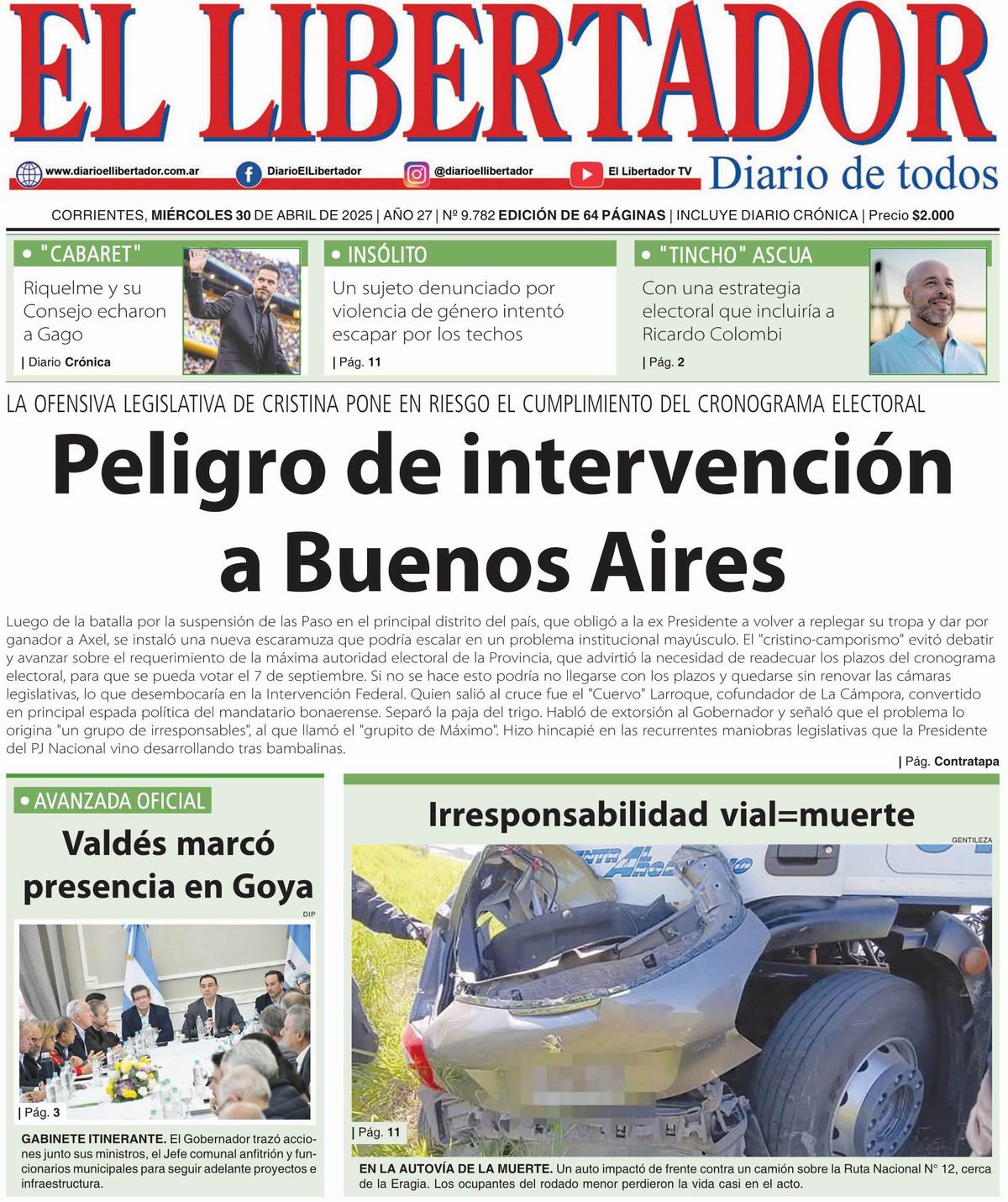 Diario Digital 30 de abril de 2025