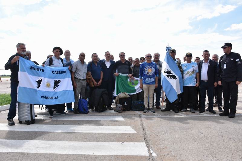 Volvieron a pisar suelo malvinero los ex combatientes correntinos