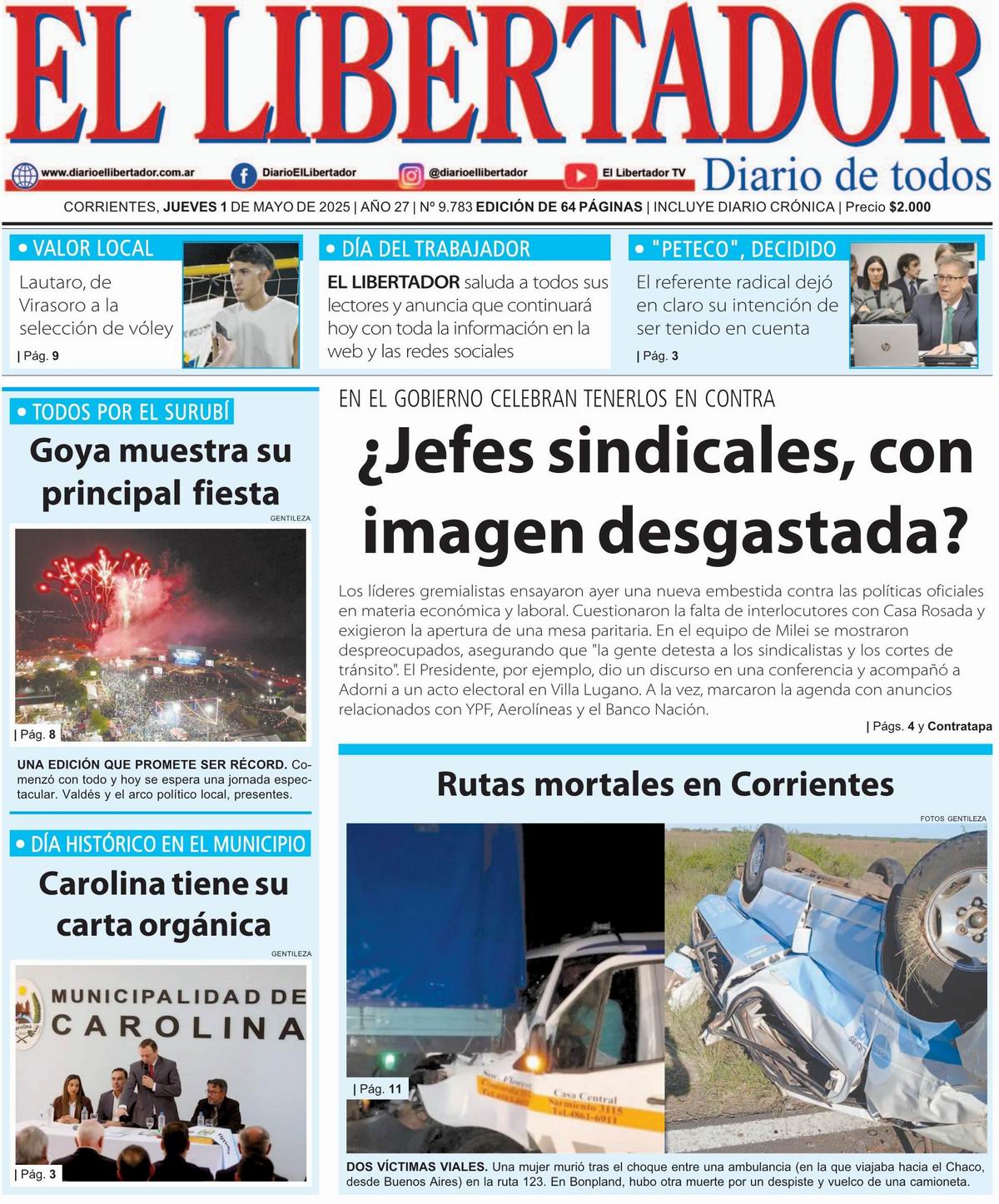 Diario Digital 1 de mayo de 2025