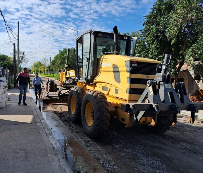 Intensifican los trabajos en distintos frentes en Santa Lucía