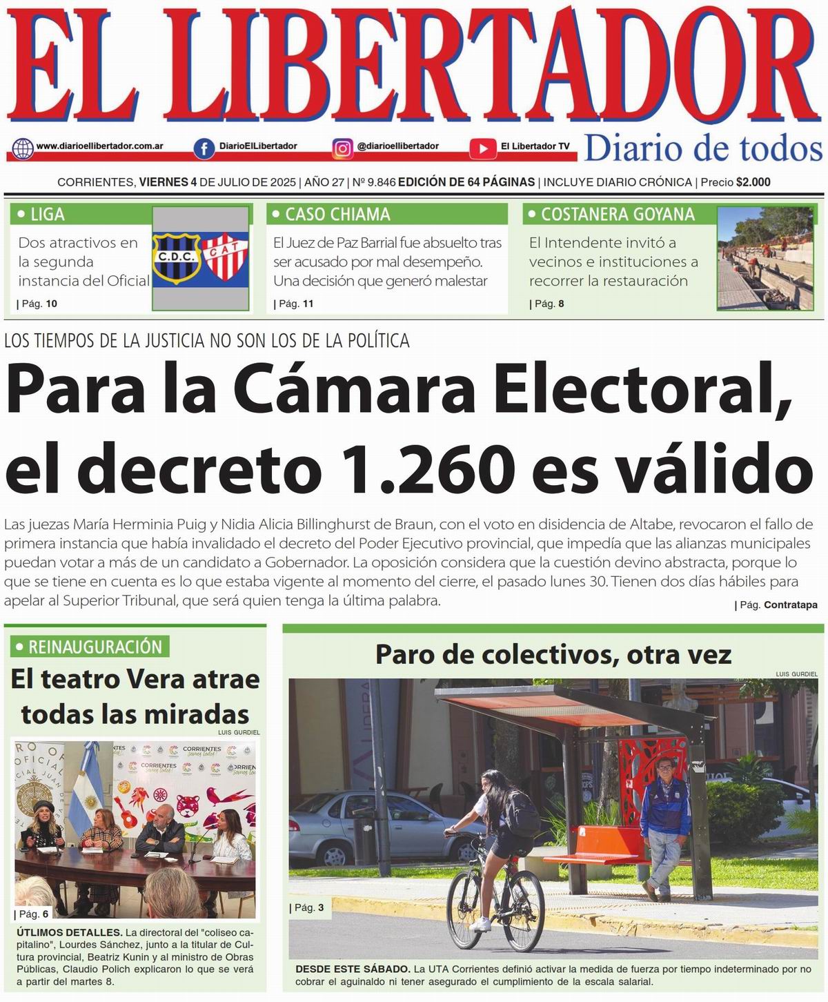 Diario Digital 4 de julio de 2025