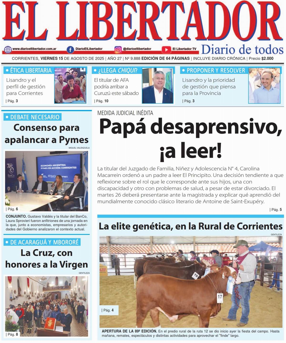 Diario Digital 15 de agosto de 2025