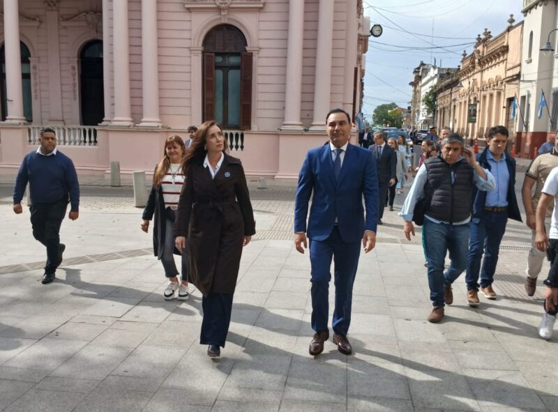 Valdés y Villarruel, en un encuentro con fuerte mensaje político previo a un evento institucional histórico
