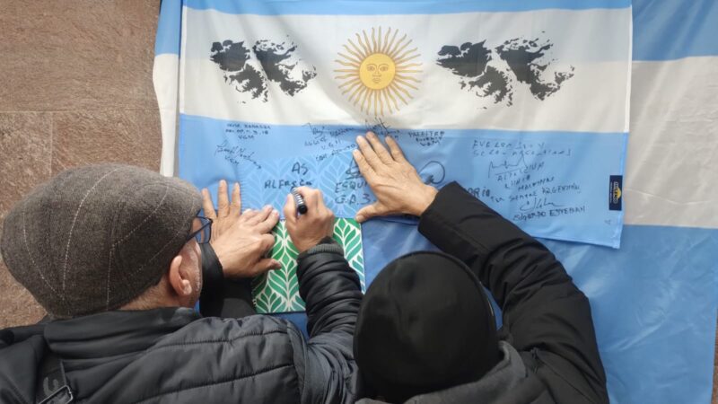 Ex combatientes rumbo a Malvinas: mira las increíbles imágenes