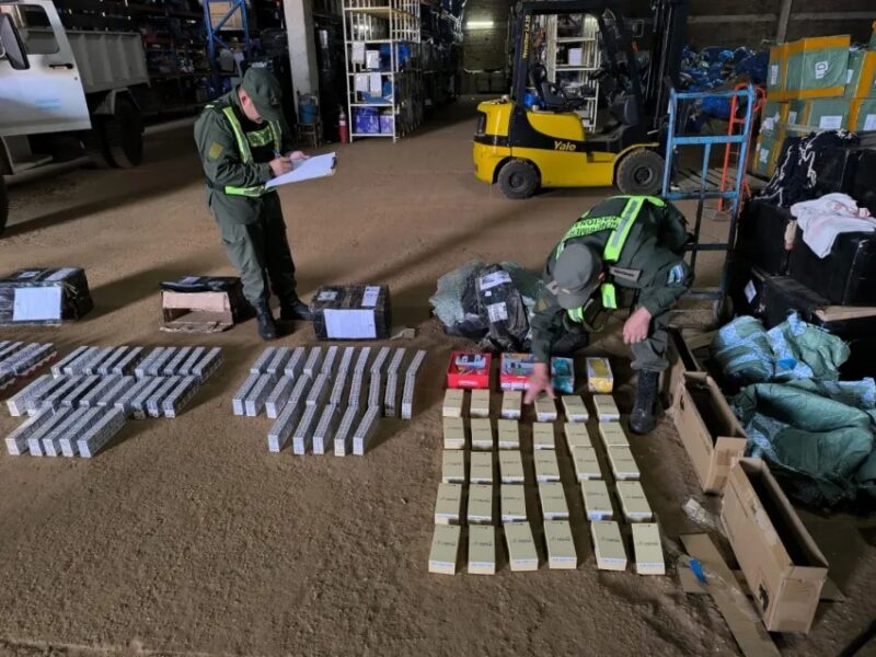 Incautaron una carga de contrabando por más de $355 millones