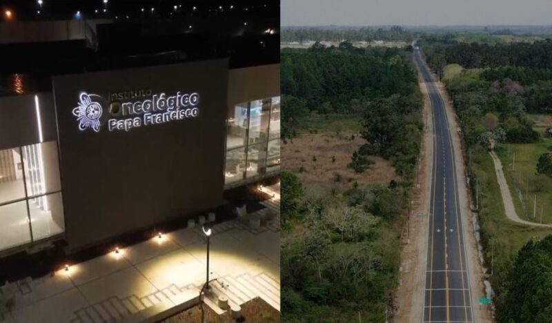 Seguí en vivo la inauguración del Oncológico y el pavimento de la ruta 99