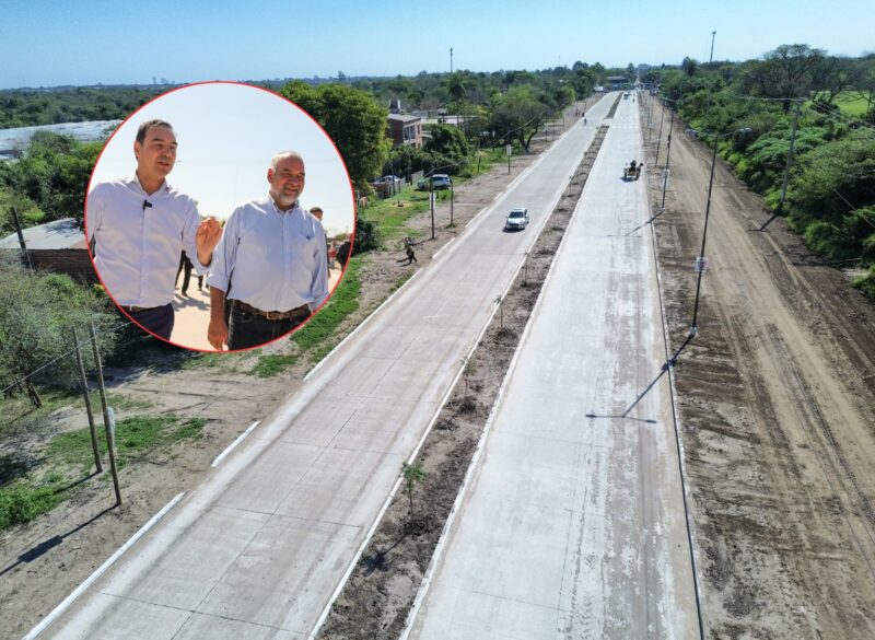 Inauguraron la pavimentación de la avenida Mario Payes en Capital