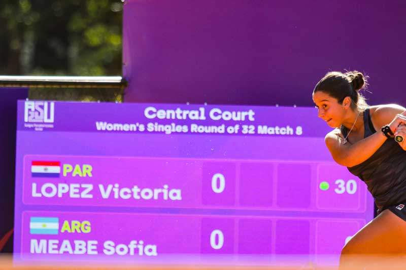 Sofía Meabe se instaló en cuartos de final en los Panamericanos Junior