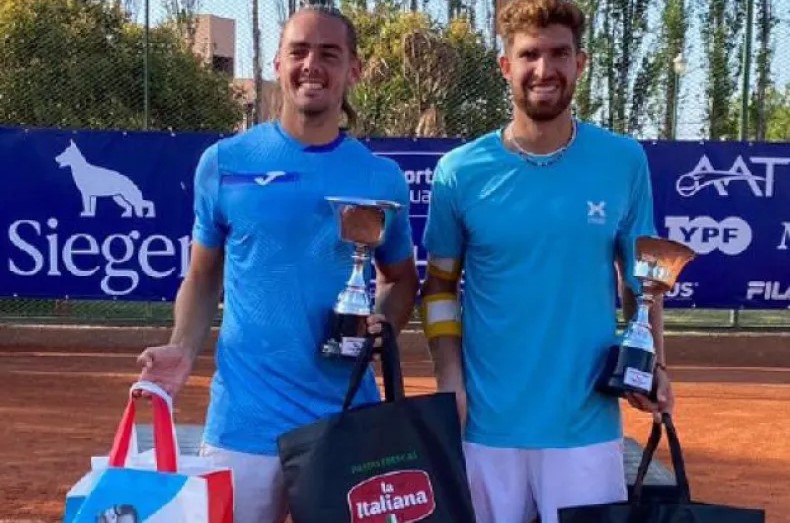 En Chile, Monzón sumó un nuevo título en dobles