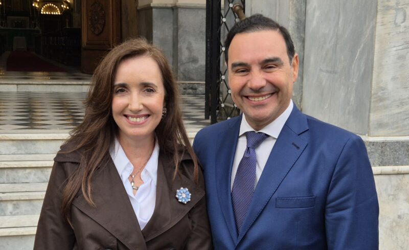 Villarruel estuvo presente en Casa de Gobierno