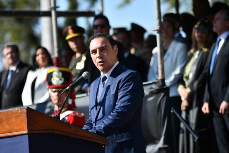 Valdés en Yapeyú: «La gloria eterna de San Martín nos guía hacia el futuro»