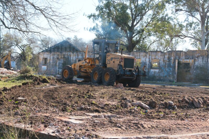 Curuzú Cuatiá: saneamiento en predio histórico del Ejército