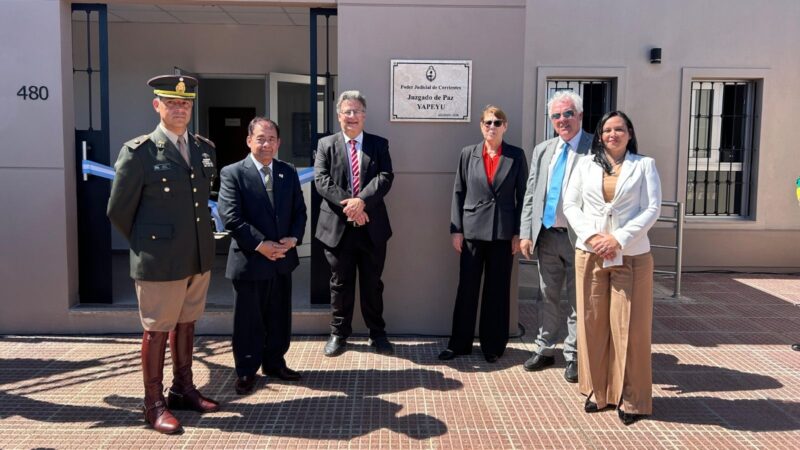 Inauguraron un nuevo edificio de Juzgado de Paz en el Interior