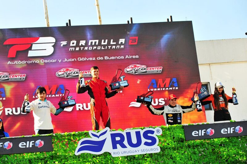 El esquinense Traverso, en el podio del mítico Autódromo de Buenos Aires