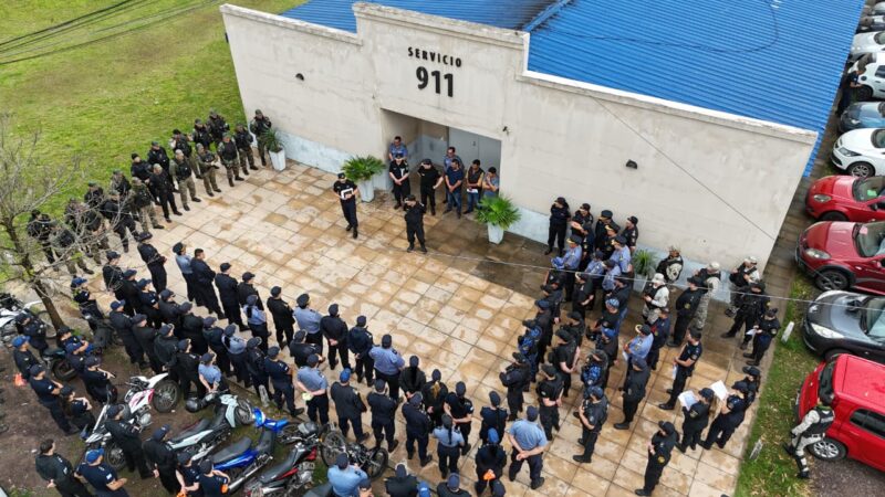 Mega operativo con fuerzas especiales alcanza 15 allanamientos y 52 demorados