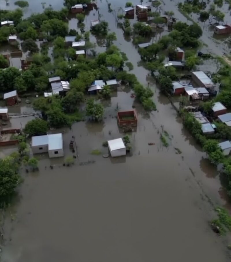 San Luis del Palmar: complicaciones con nuevas lluvias y alerta por la crecida de río
