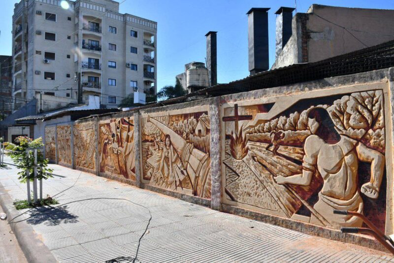 Galería a cielo abierto: Corrientes suma un nuevo mural en la ciudad