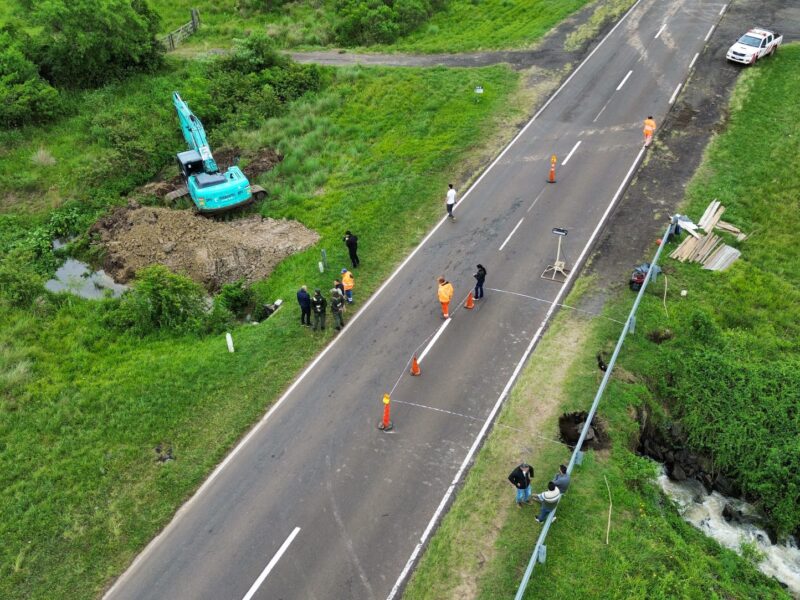 Provincia finalizó la obra en la Ruta 12 y espera la habilitación de Nación