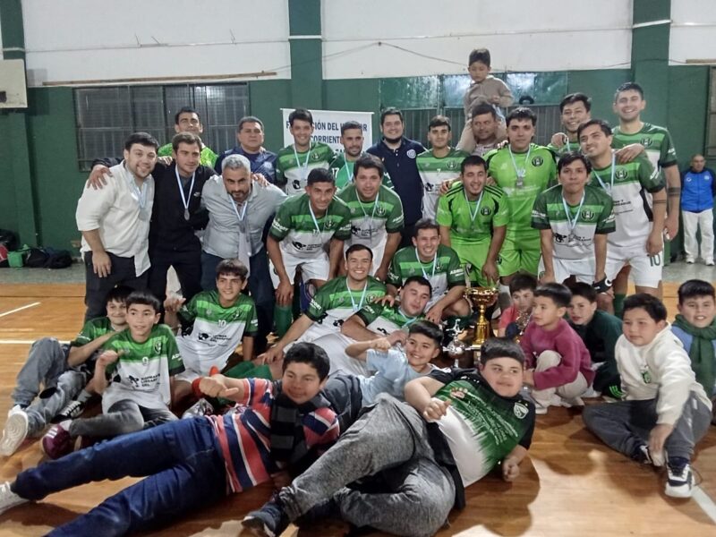Un equipo mercedeño es el campeón Provincial de Futsal, Copa de Oro Sur