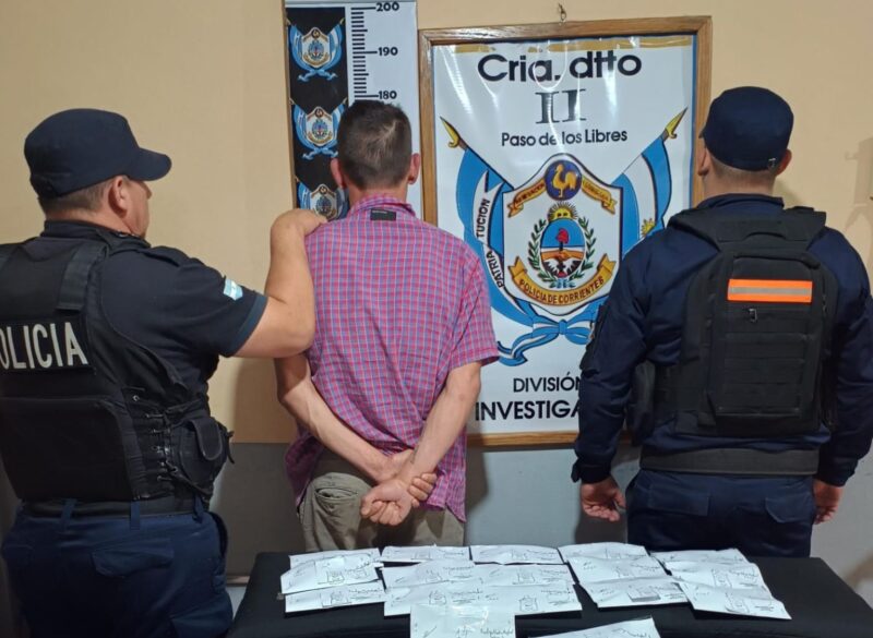 Detuvieron a presunto «dealer» con marihuana lista para la venta