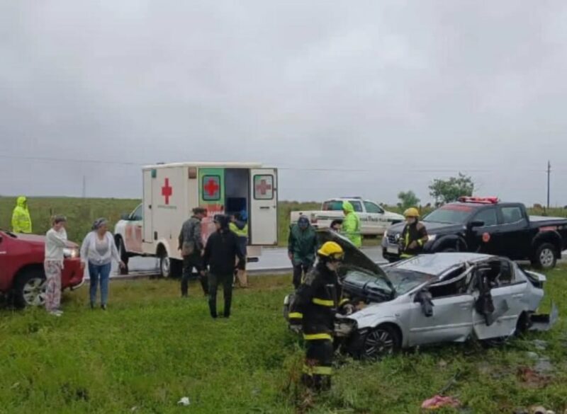 Ruta 14: un bebé muerto y personas heridas tras despiste de un auto