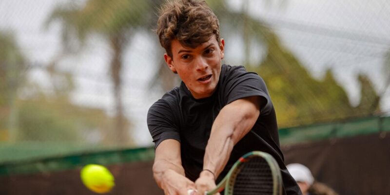 Zárate se quedó en la puerta de su primera final ITF