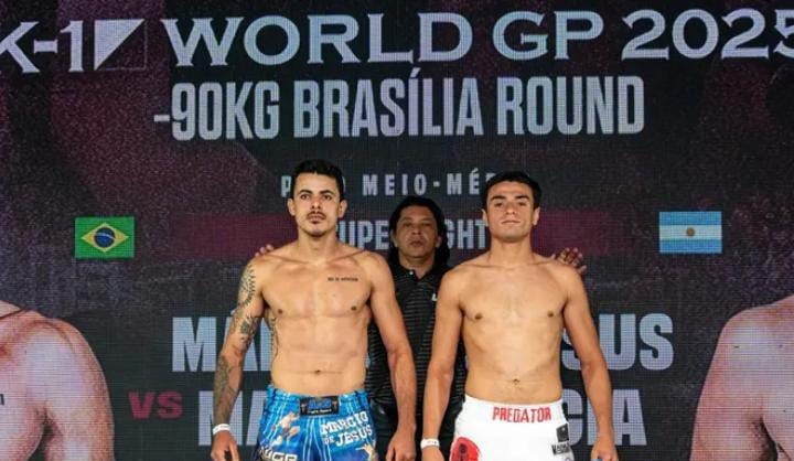 Matías García enfrenta a Marcio De Jesús en el K1 World Grand Prix de Brasilia