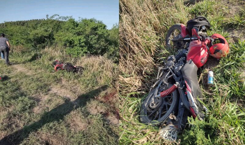 Brutal choque en Ruta 12: motociclista sufrió la amputación de una pierna