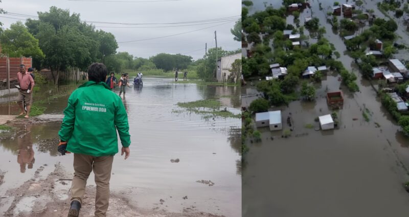 Salud Pública asiste a sanluiseños inundados en medio de las votaciones