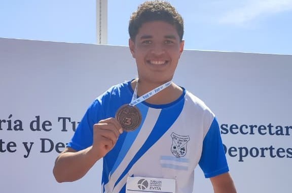 Atleta goyano logró medalla de bronce en los Juegos Evita