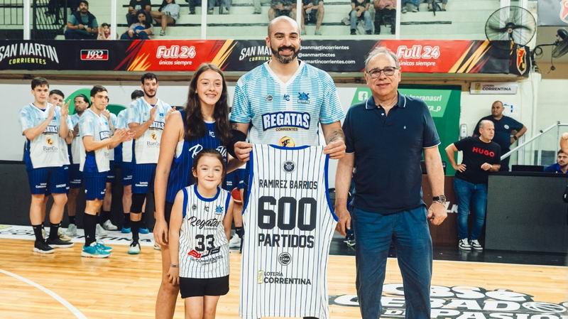 Ramírez Barrios alcanzó los 600 partidos, en la Liga Nacional
