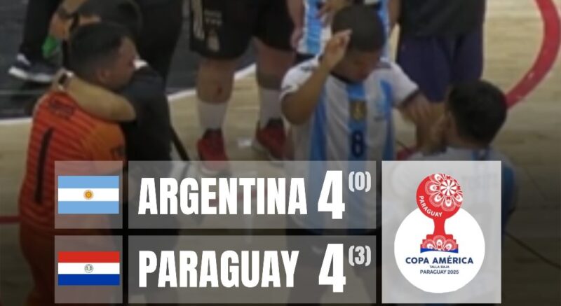 Argentina cayó ante Paraguay por penales, en una final épica de la Copa América de Talla Baja