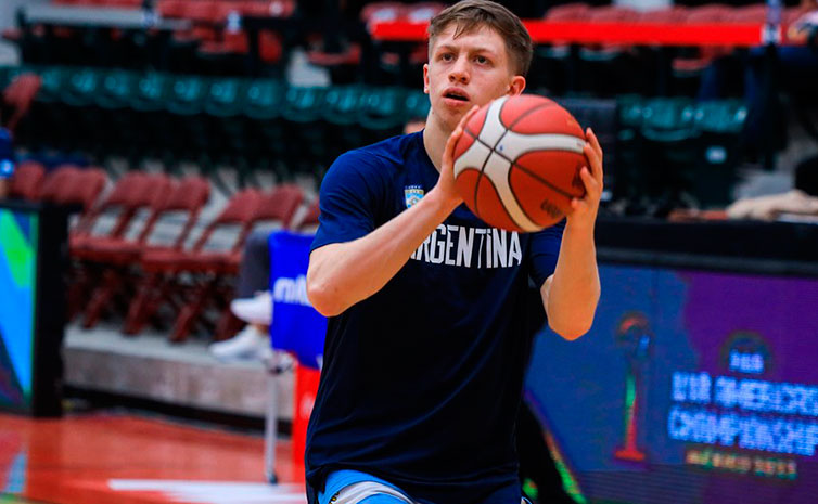 El correntino Dylan Bordón, en la preselección argentina