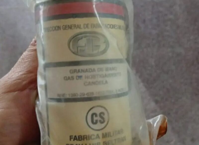 Goya: recolector halló una granada lacrimógena frente a una escuela