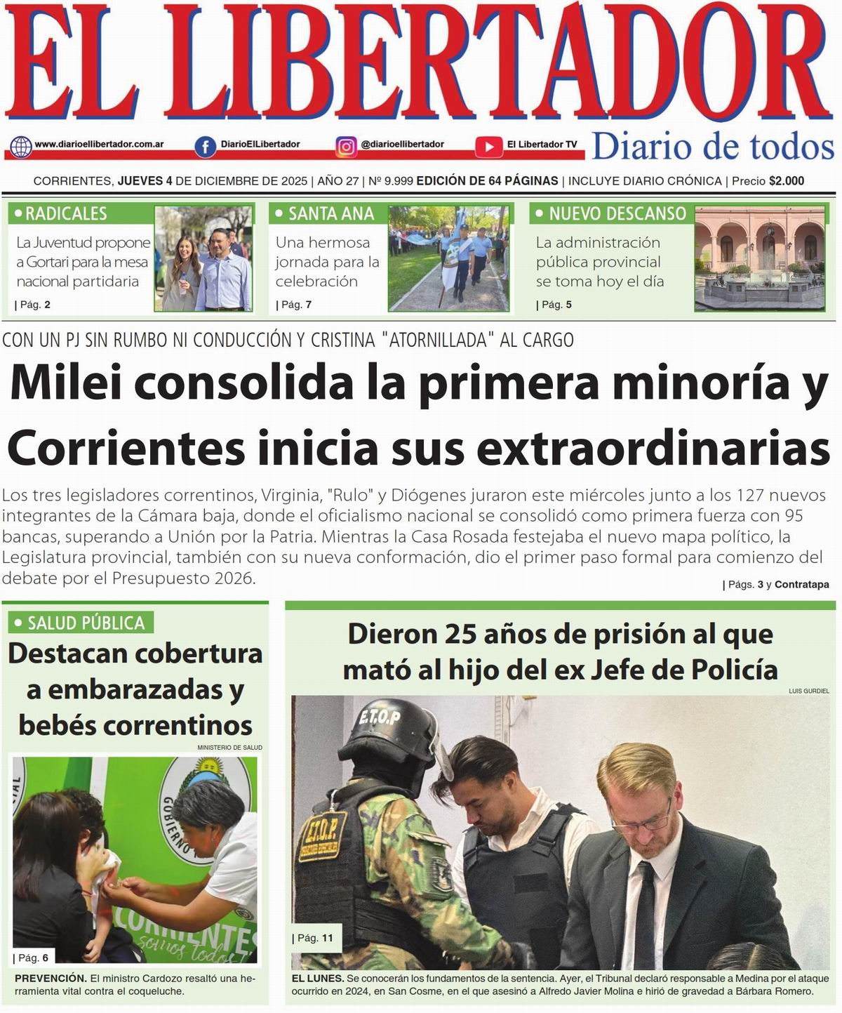 Diario Digital 4 de diciembre de 2025
