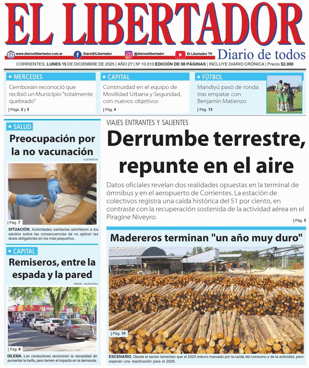 Diario Digital 15 de diciembre de 2025