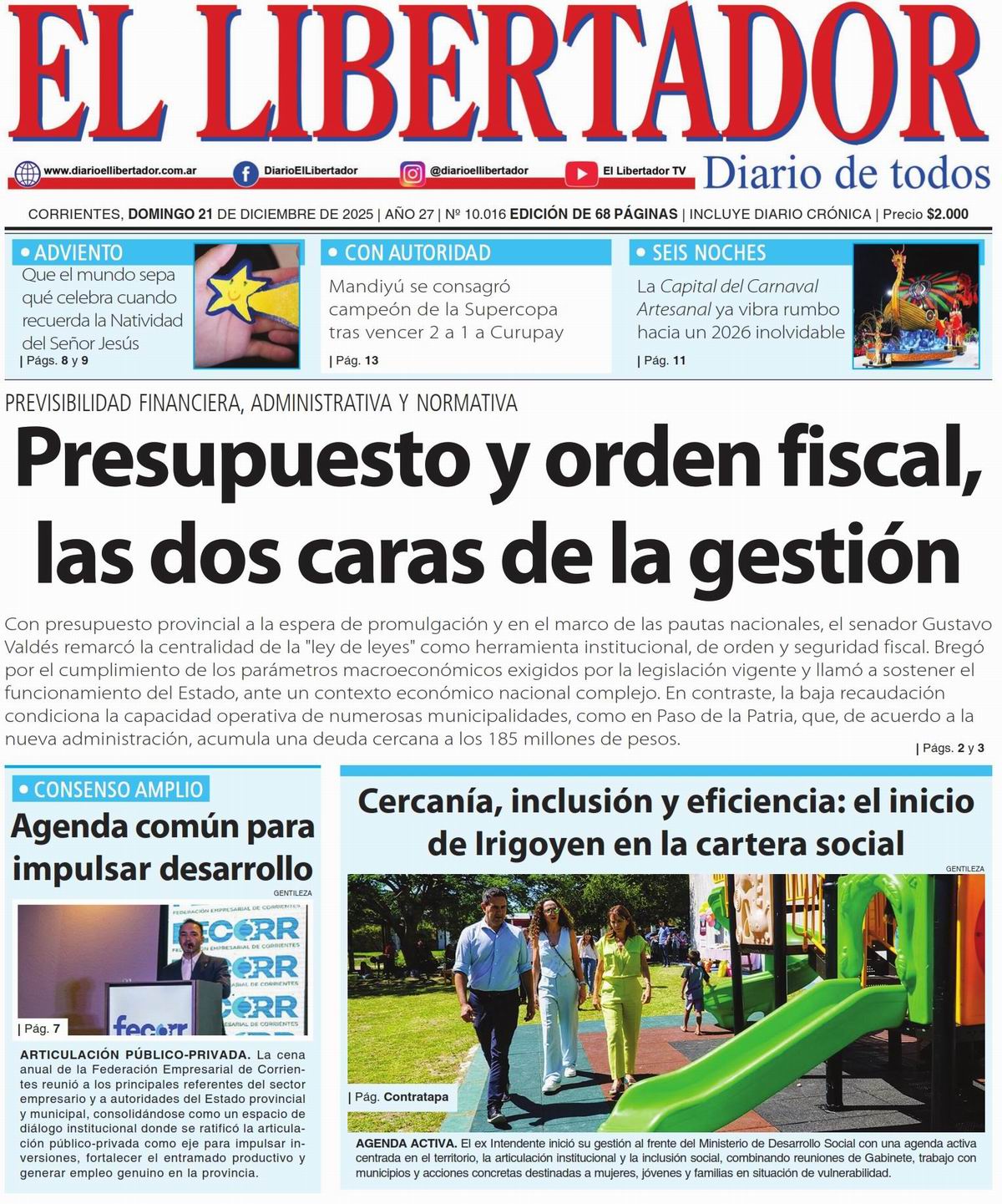 Diario Digital 21 de diciembre de 2025