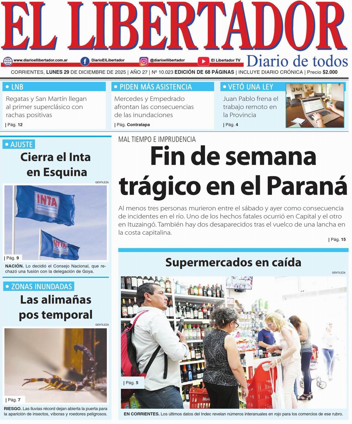 Diario Digital 29 de diciembre de 2025