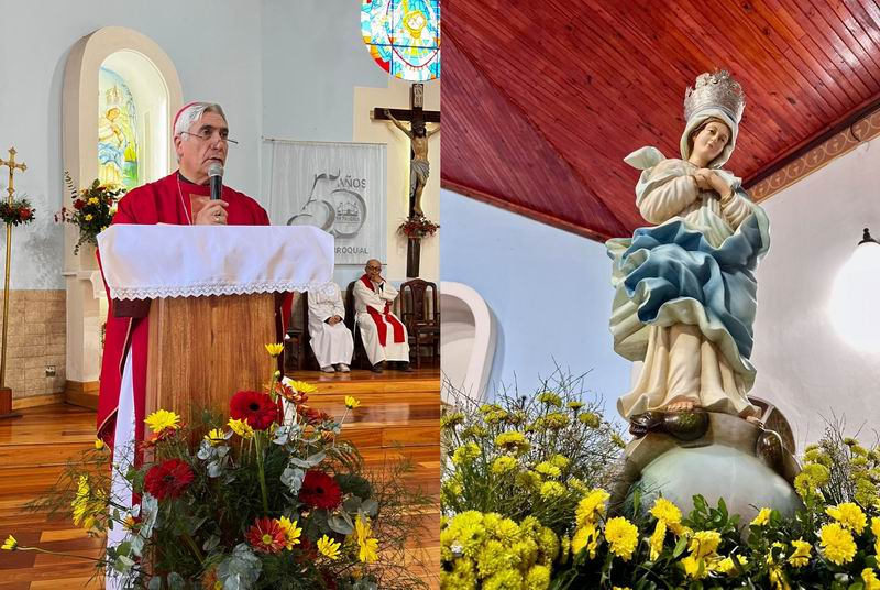 Concepción celebra su fe y 50 años del templo