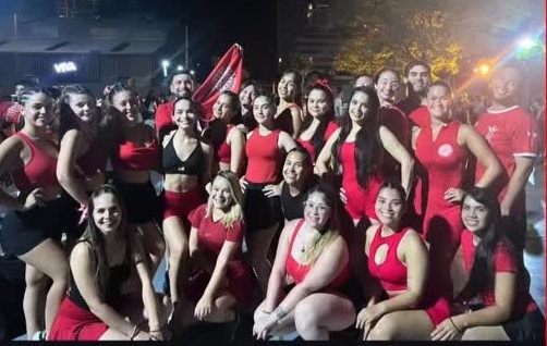 A pura fiesta: así fue el primer ensayo de unas de las comparsas correntinas