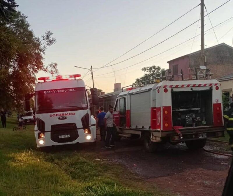 Virasoro: discusión de pareja terminó con intento de incendio y tres niños como testigos