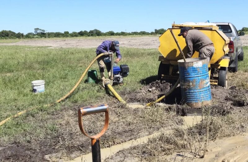 Mandiyú encara trabajos para obtener agua