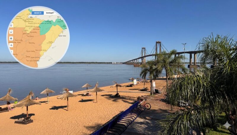 Doble alerta en Corrientes: tormentas severas en el sur y alerta amarilla en la Capital