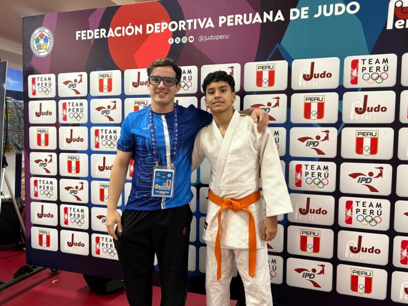 Máximo Núñez sumó experiencia en el Panamericano Juvenil de Judo