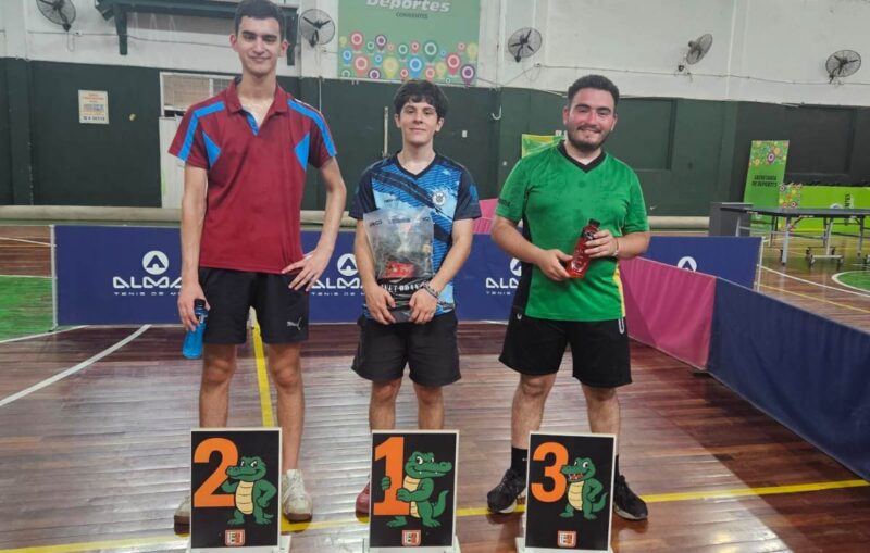 Nicolás Núñez se adjudicó el Top 8 de Tenis de Mesa