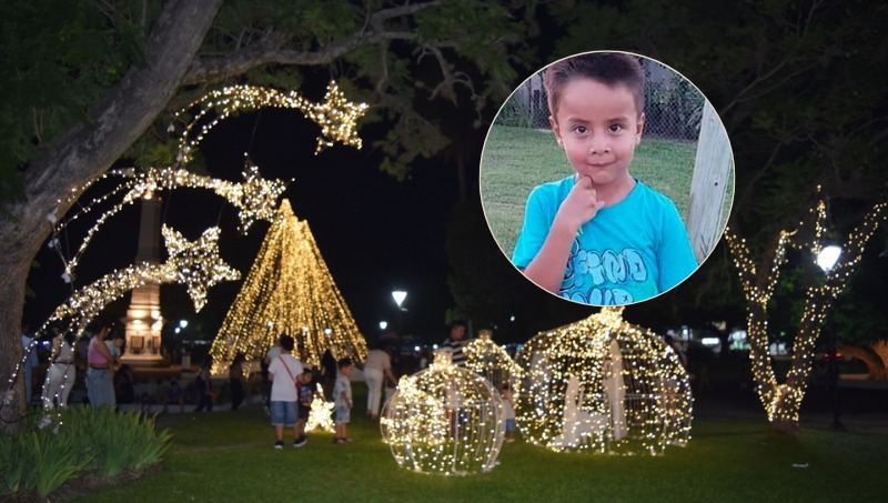 Corrientes no olvida: una plaza se ilumina por Loan en vísperas de Navidad